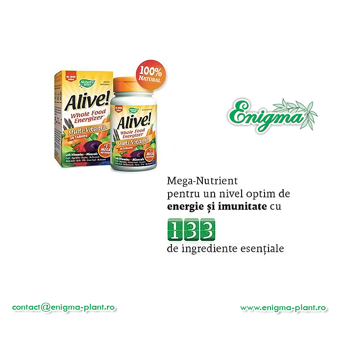 Alive – complex vitamine – 30 tablete