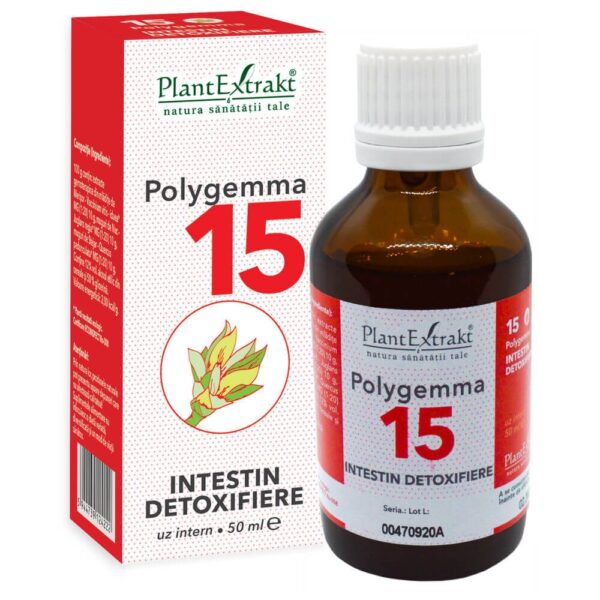 Polygemma 15 – Susţine funcţia de detoxifiere intestinală – 50ml