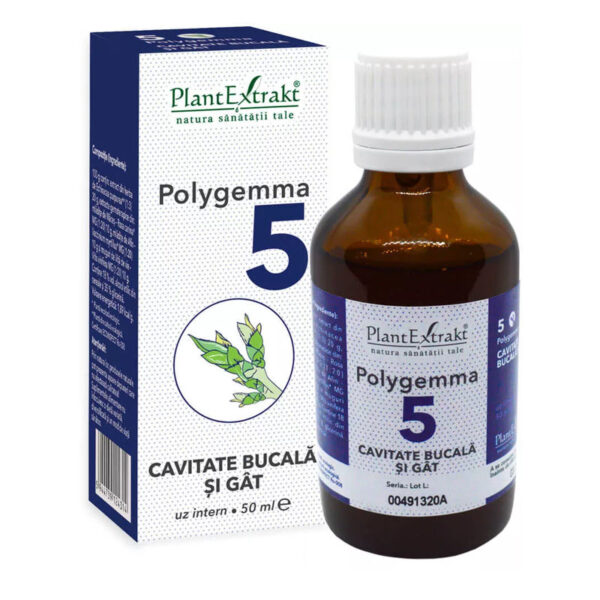 Polygemma 5 – Cavitate bucala si gat – 50ml