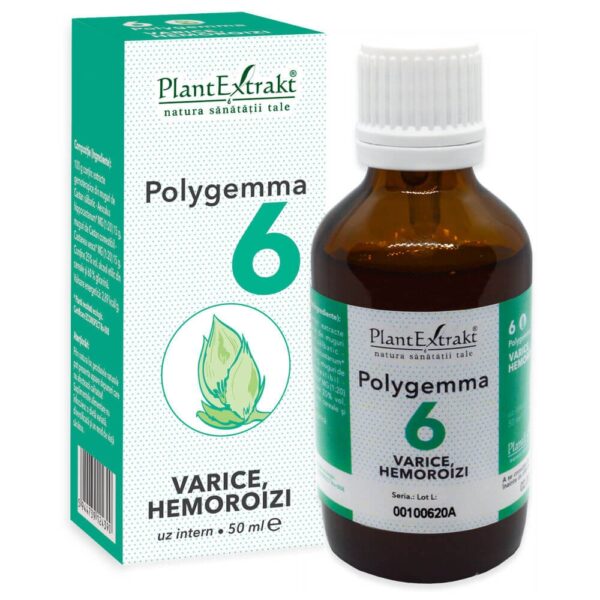 Polygemma 6 – Varice / Hemoroizi – 50ml