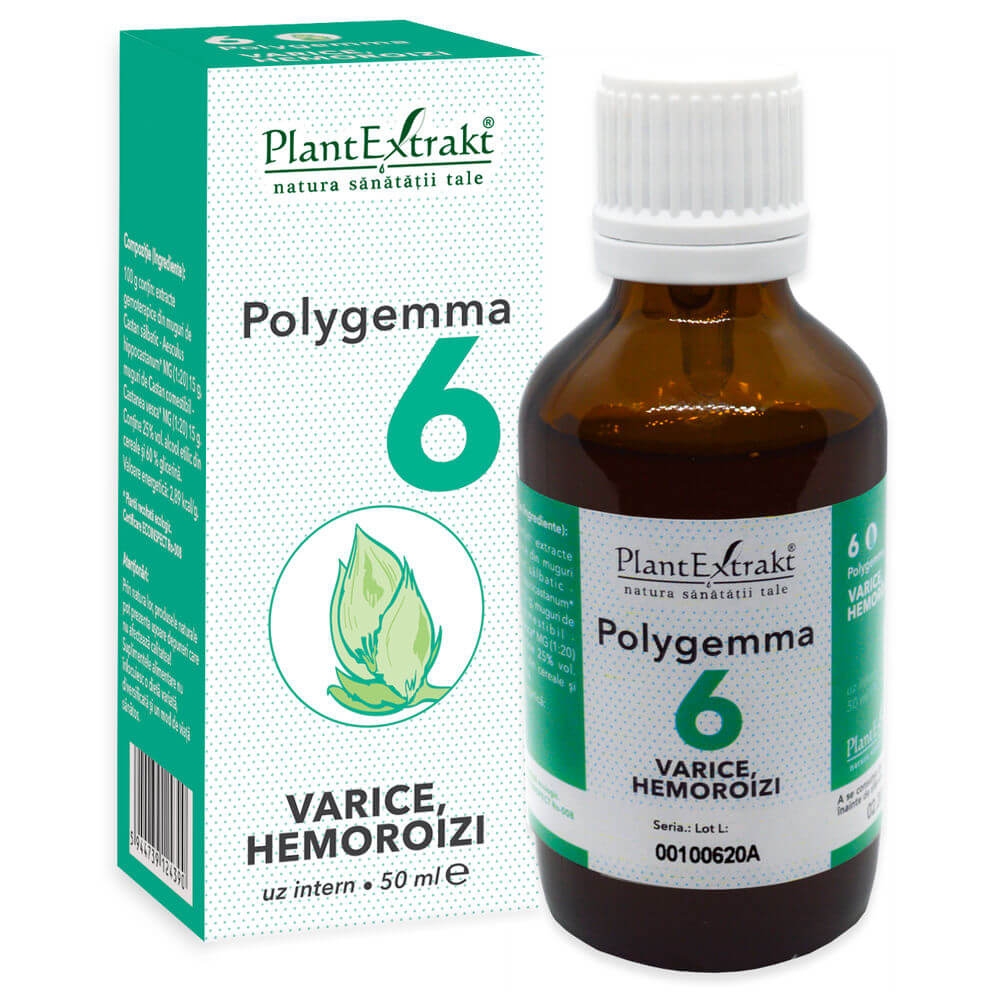 Polygemma 6 – Varice / Hemoroizi – 50ml