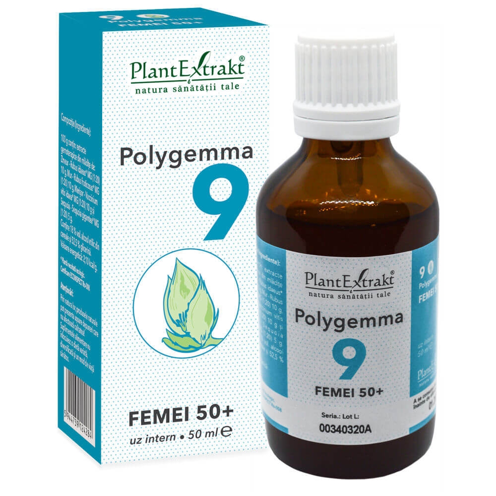 Polygemma 9 – Susţine organismul femeii în perioada de menopauză şi postmenopauză
