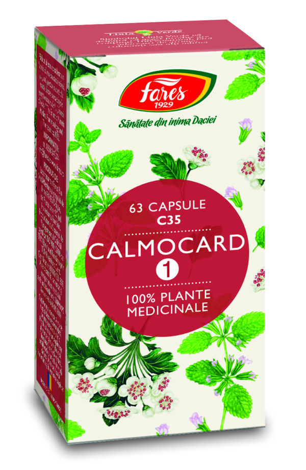Calmocard (calmant cardiac) capsule, C35