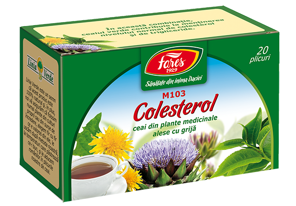 Ceai Colesterol M103, la plic