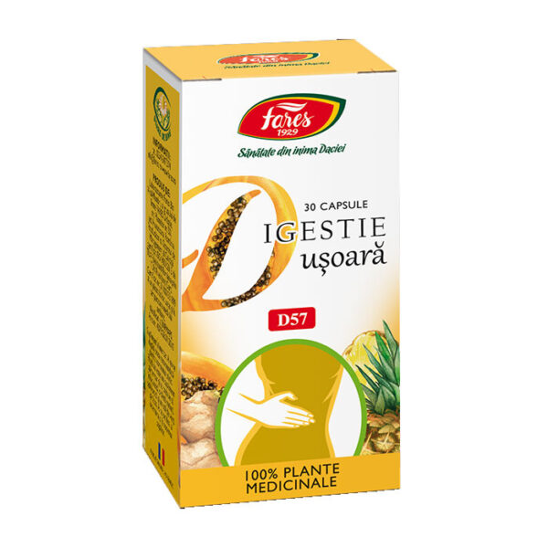 Digestie Usoara 30 capsule D57