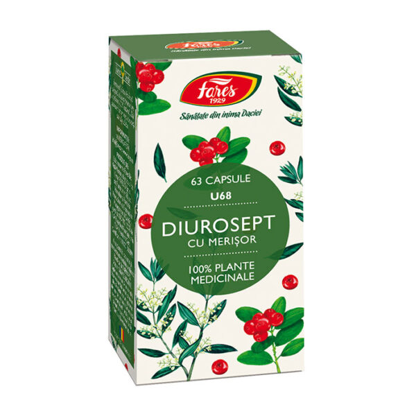Diurosept  cu merisor, 63 capsule – U68