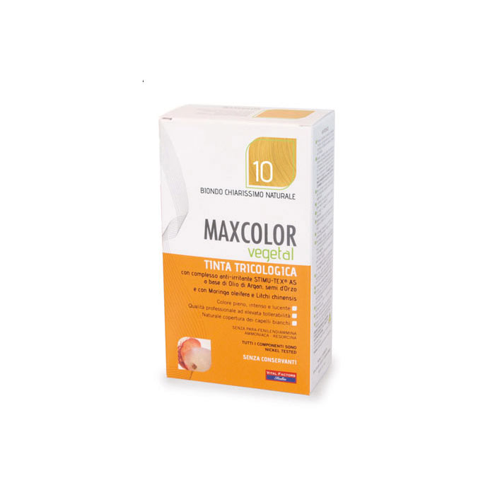 Vopsea de Par MaxColor Vegetal 10 BLOND DESCHIS