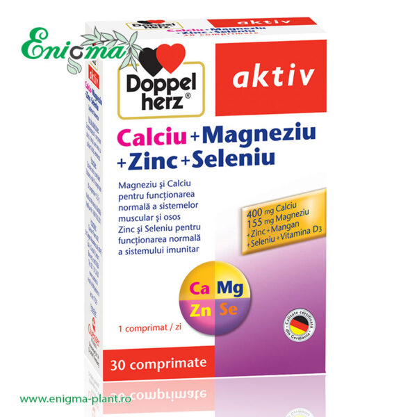 Doppelherz® aktiv Calciu + Magneziu + Zinc + Seleniu