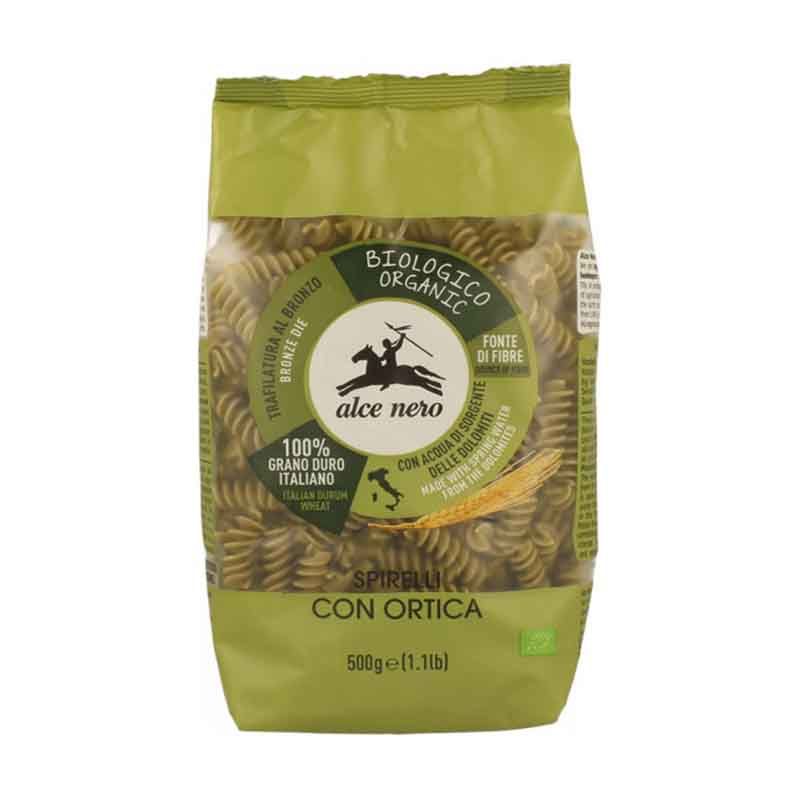 Paste De Grau Dur Cu Urzica  Eco 500Gr Alce Nero