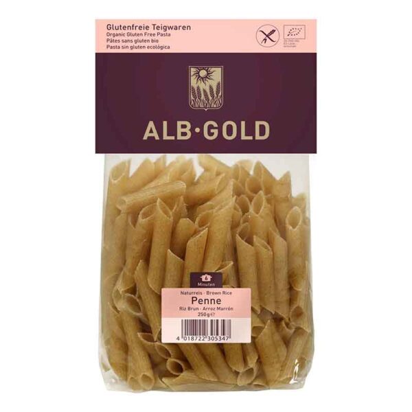 Pene Din Orez Brun  Eco 250Gr Alb Gold