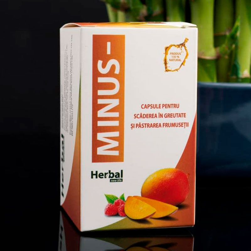 Capsula de slăbit Minus – Extracte de fructe pentru scăderea greutății (30 comprimate), Herbal New Life