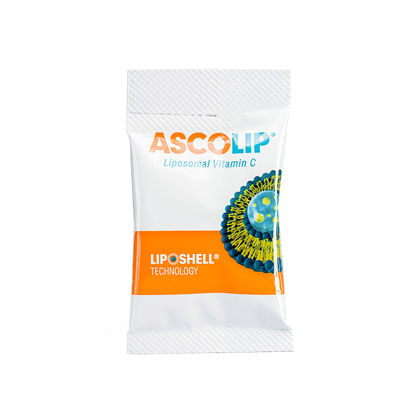 Vitamina C Lipozomală 1000 mg LIPOSHELL®, cu aromă de portocale (30 plicuri), ASCOLIP