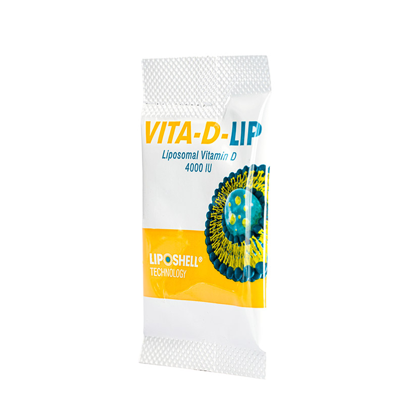 Vitamina D Lipozomală 4000 IU LIPOSHELL® (30 plicuri), VITA-D-LIP