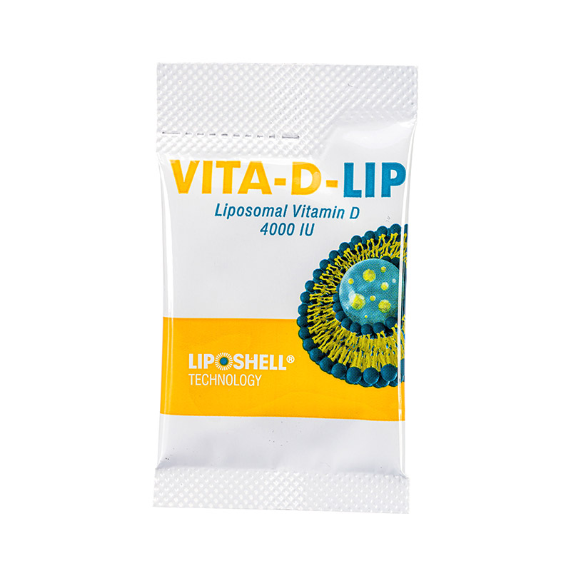 Vitamina D Lipozomală 4000 IU LIPOSHELL® (30 plicuri), VITA-D-LIP