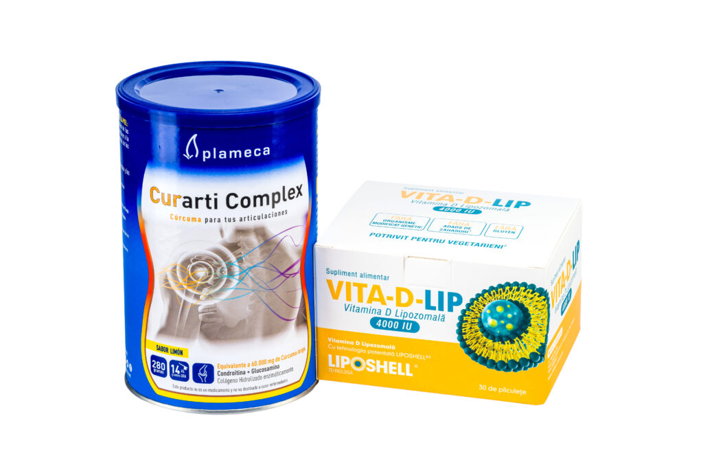 Pachet Promoțional – Vitamina D Lipozomală 4000 IU LIPOSHELL® + Curarti Complex