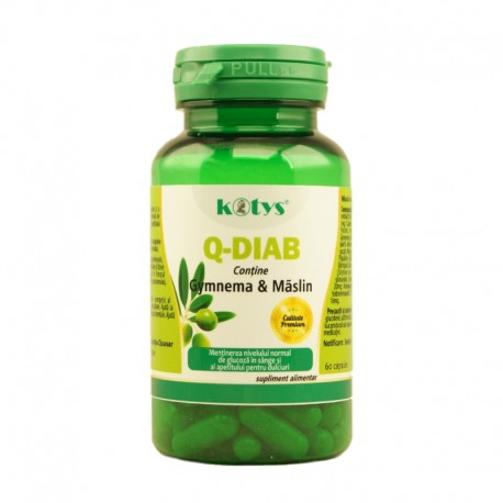Q-Diab cu gymnema si maslin 60 cps Kotys