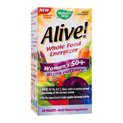 Alive Once Daily Women 50+ Ultra Nature’s Way, 30 tablete, Secom