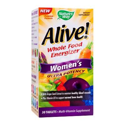 Alive Once Daily Women Ultra Nature’s Way, 30 tablete, Secom