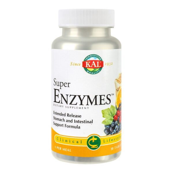 Super Enzymes Kal, 30 tablete, Secom