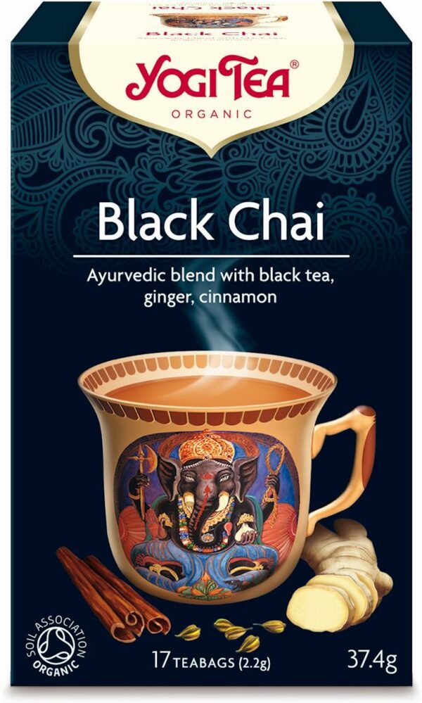Ceai negru cu ghimbir ( Black Chai ) ECO, 17dz Yogi Tea