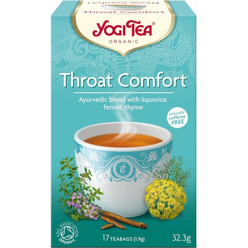 Ceai Throat Comfort (Comfortul Gatului)  ECO 17dz Yogi Tea