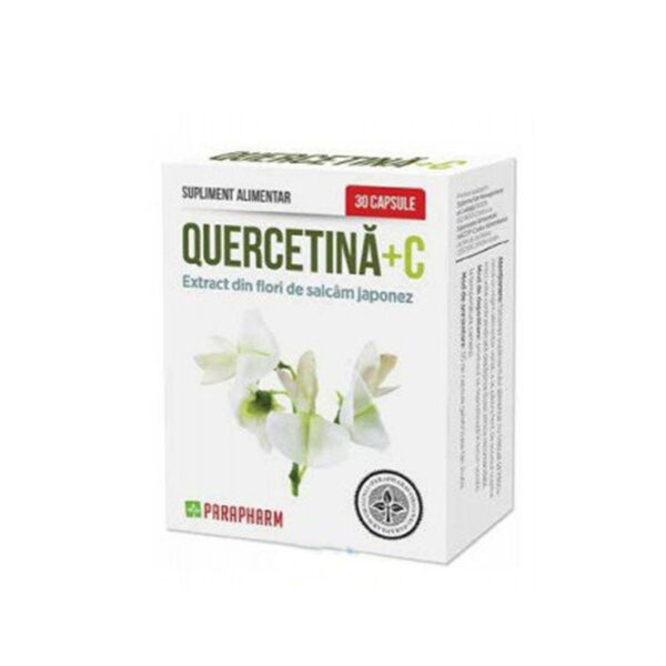 Quercetina + C,  30 capsule