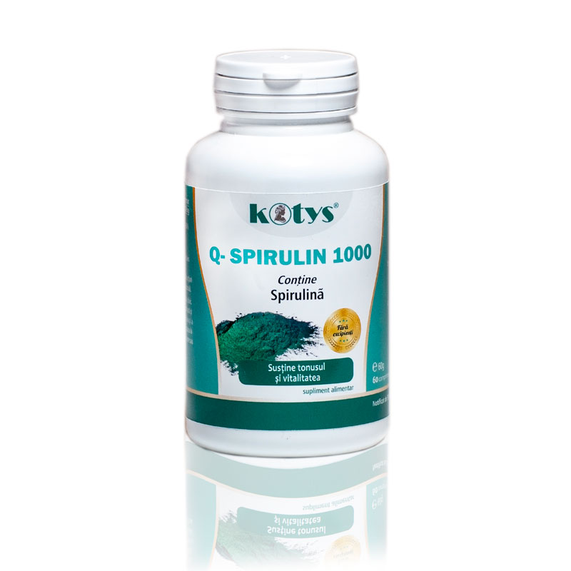 Q-Spirulina, 1000mg, 60cpr, Kotys