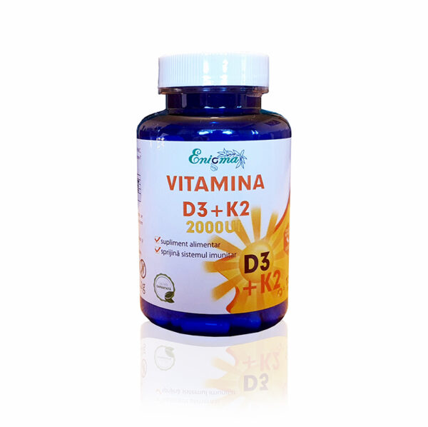 Vitamina D3+K2 2000 UI (120 capsule), Enigma