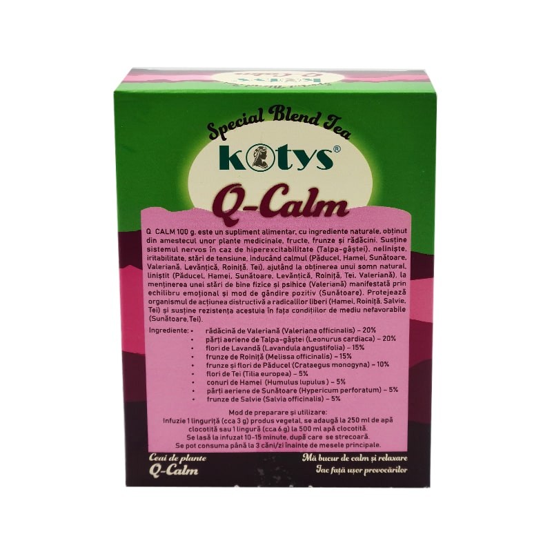 Ceai din plante Q Calm 100gr Kotys