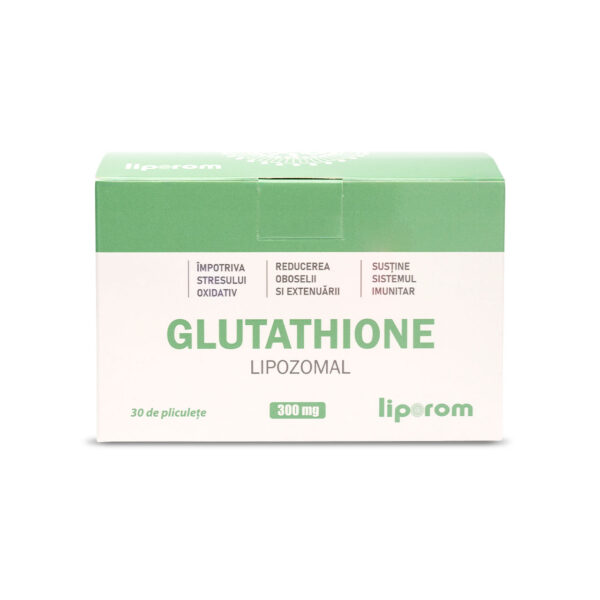Glutathione lipozomal 300mg, 30 plicuri, Liporom