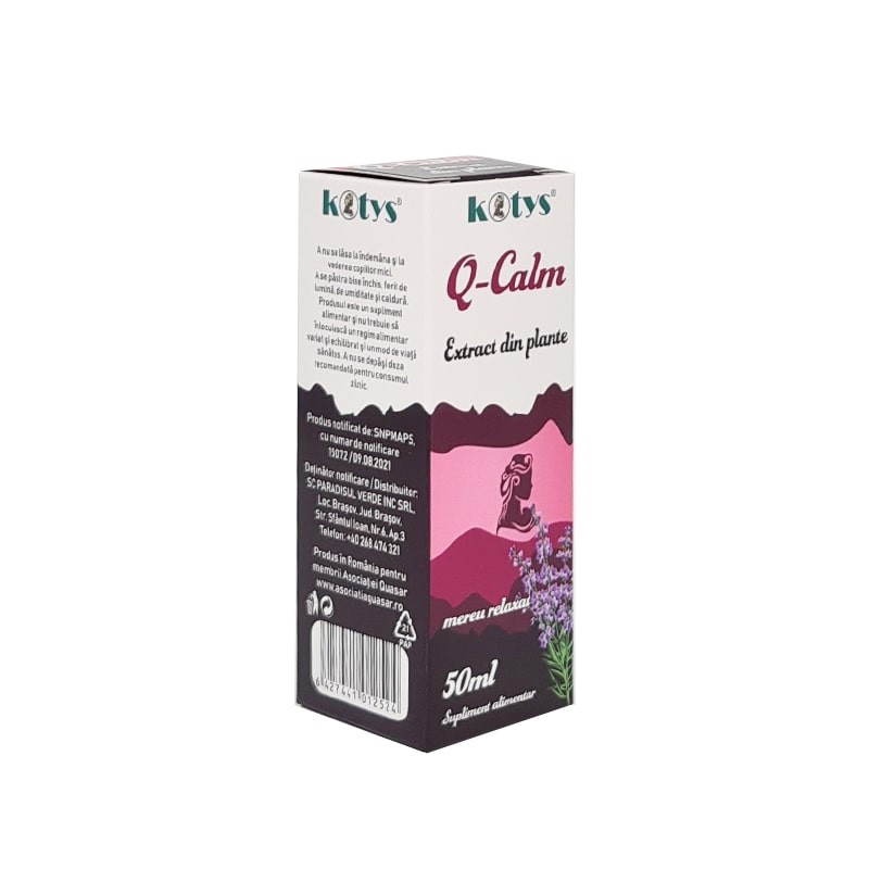 Q-Calm Extract din plante 50ml Kotys