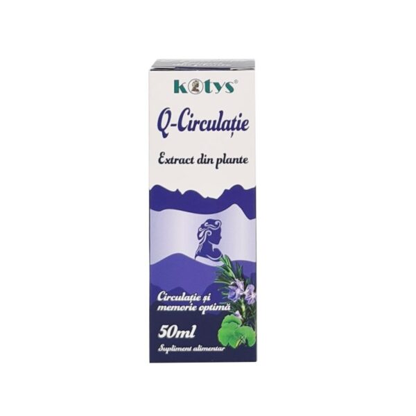 Q-Circulatie Extract din plante 50ml Kotys
