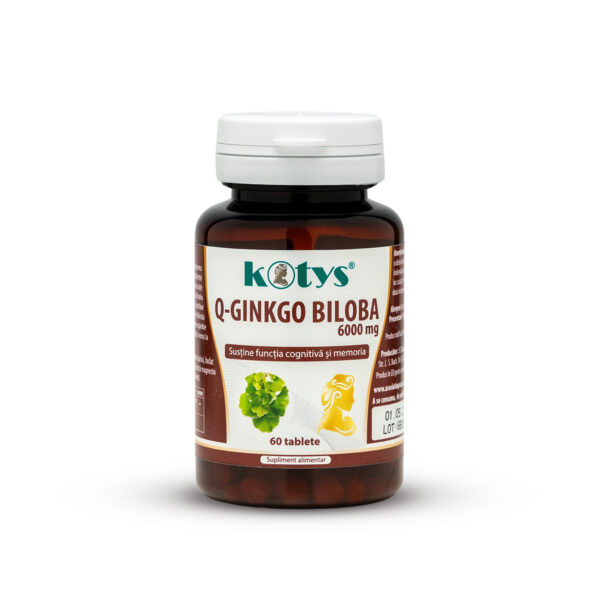 Q-Ginkgo Biloba 6000mg, 60tb, Kotys