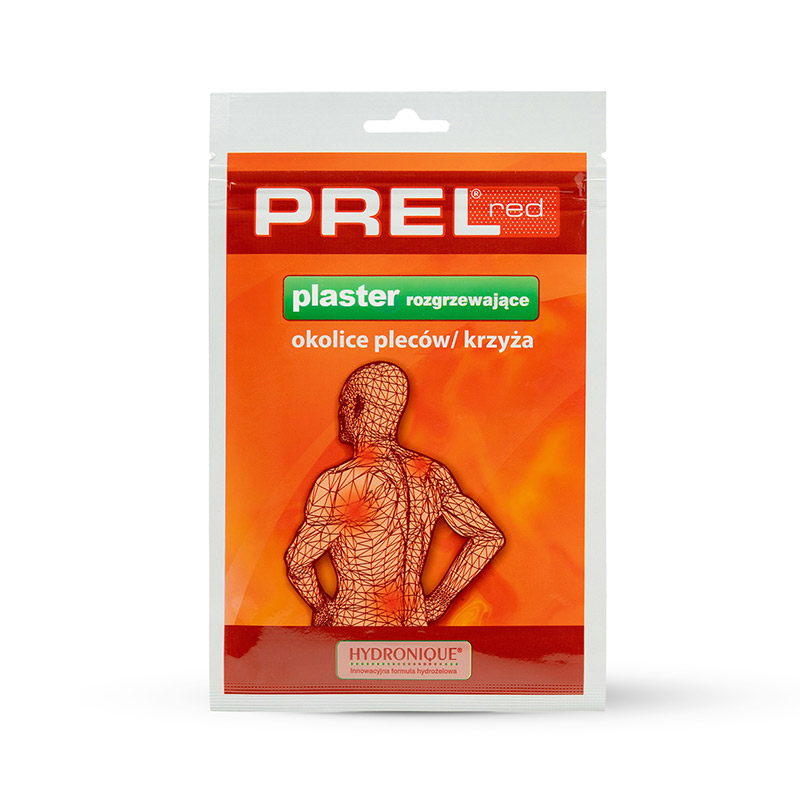 PREL® red – un plasture de încălzire cu hidrogel, HYDRONIQUE®